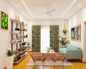 Compact Minimal Style Living Room